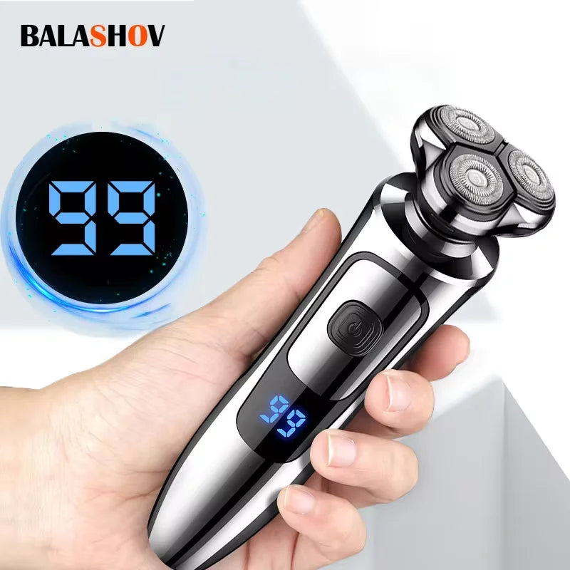 Rechargeable 3D Floating Electric Shaver for Men