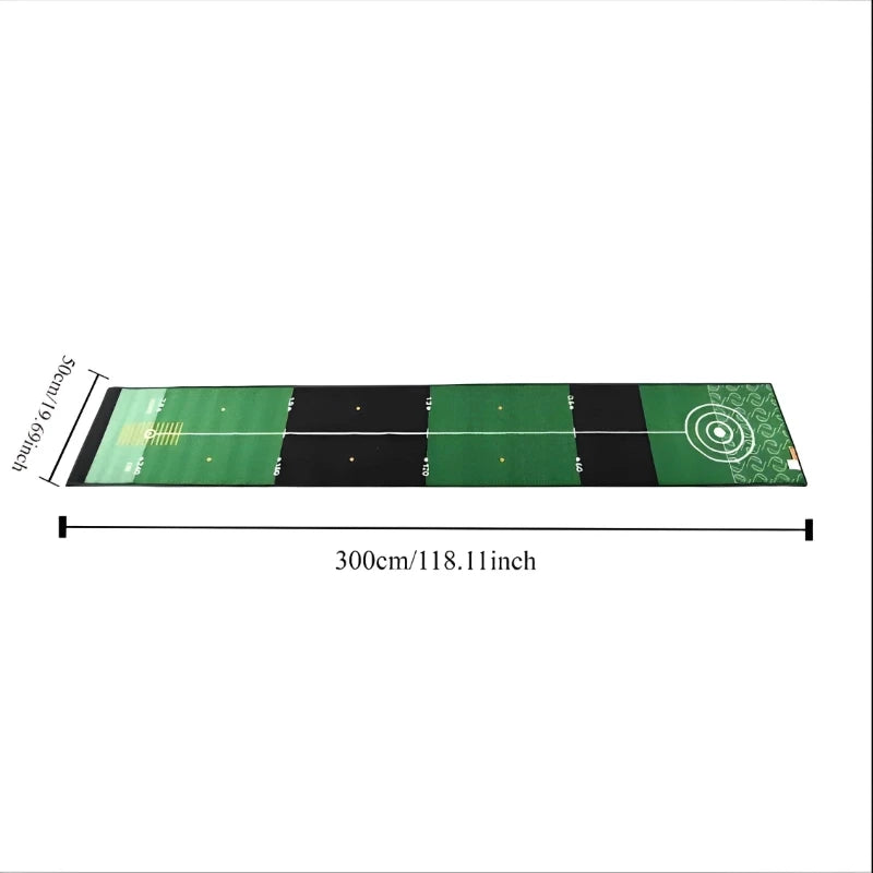 50×300cm Golf Putting Green Mat – Indoor & Outdoor Practice