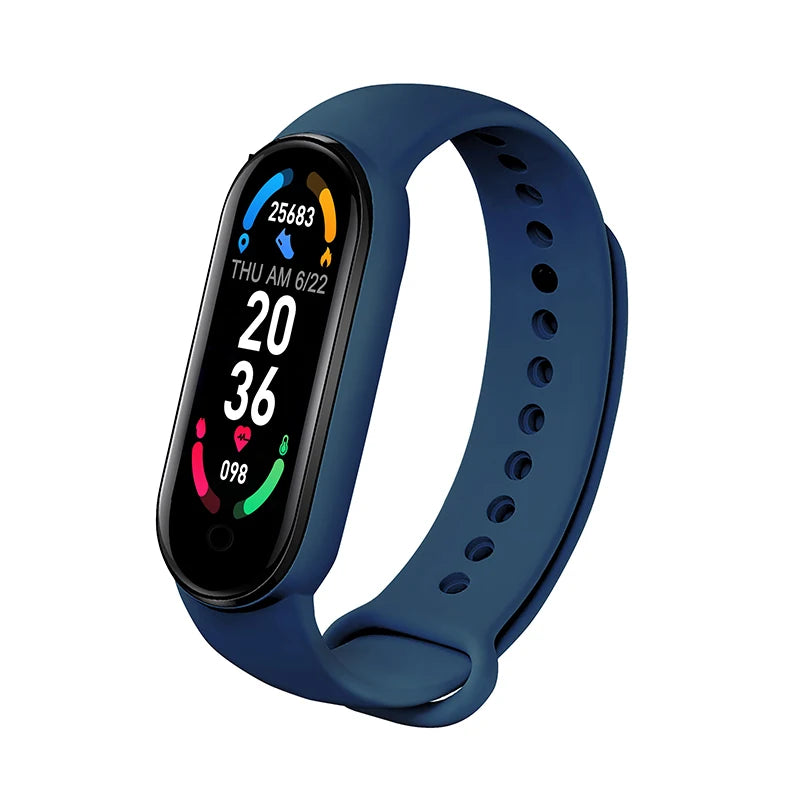 M6 Smart Watch – Fitness Bracelet with Heart Rate & BP Monitor