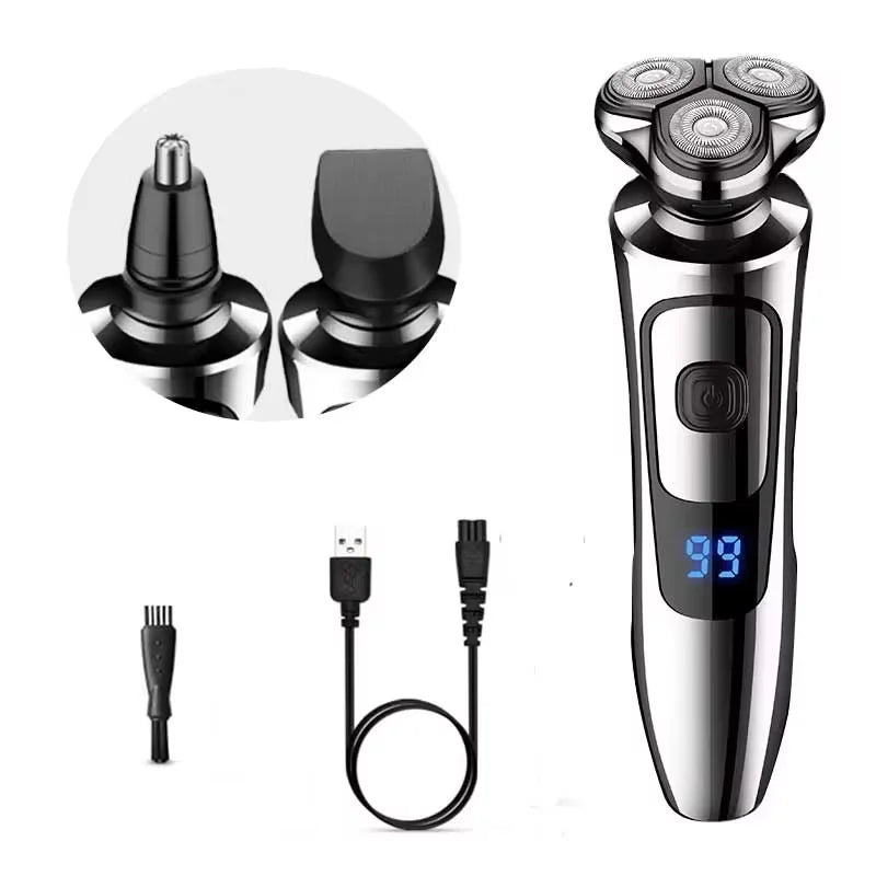 Rechargeable 3D Floating Electric Shaver for Men