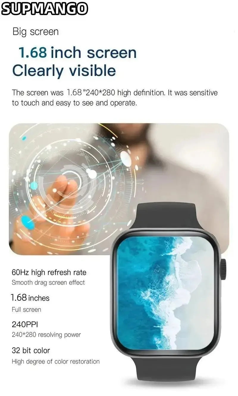 S8 Smart Watch – Bluetooth Call Fitness & Health Tracker