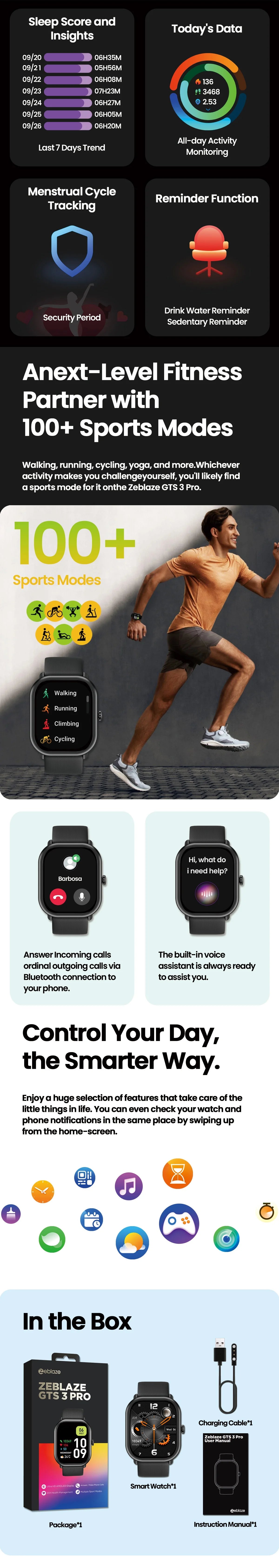 M6 Smart Watch – Fitness Bracelet with Heart Rate & BP Monitor
