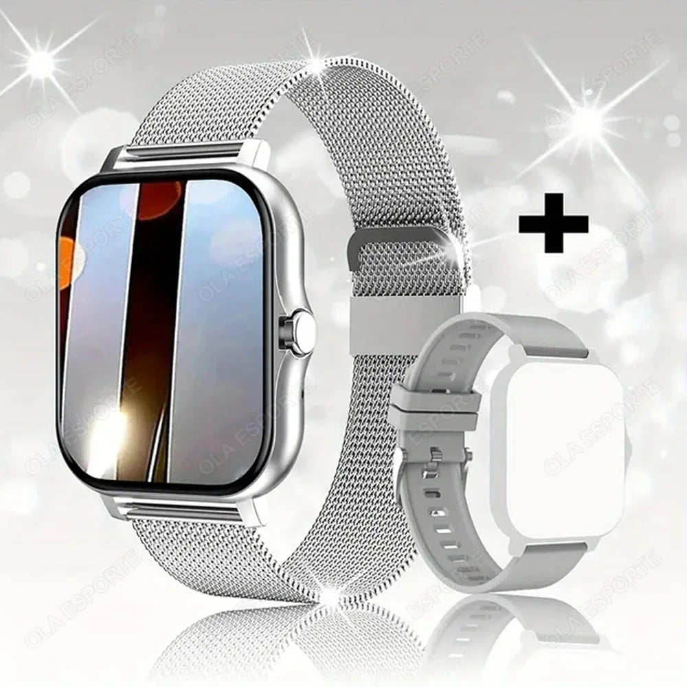 1.83″ Smart Watch – Full Touch Fitness Tracker with Bluetooth Call