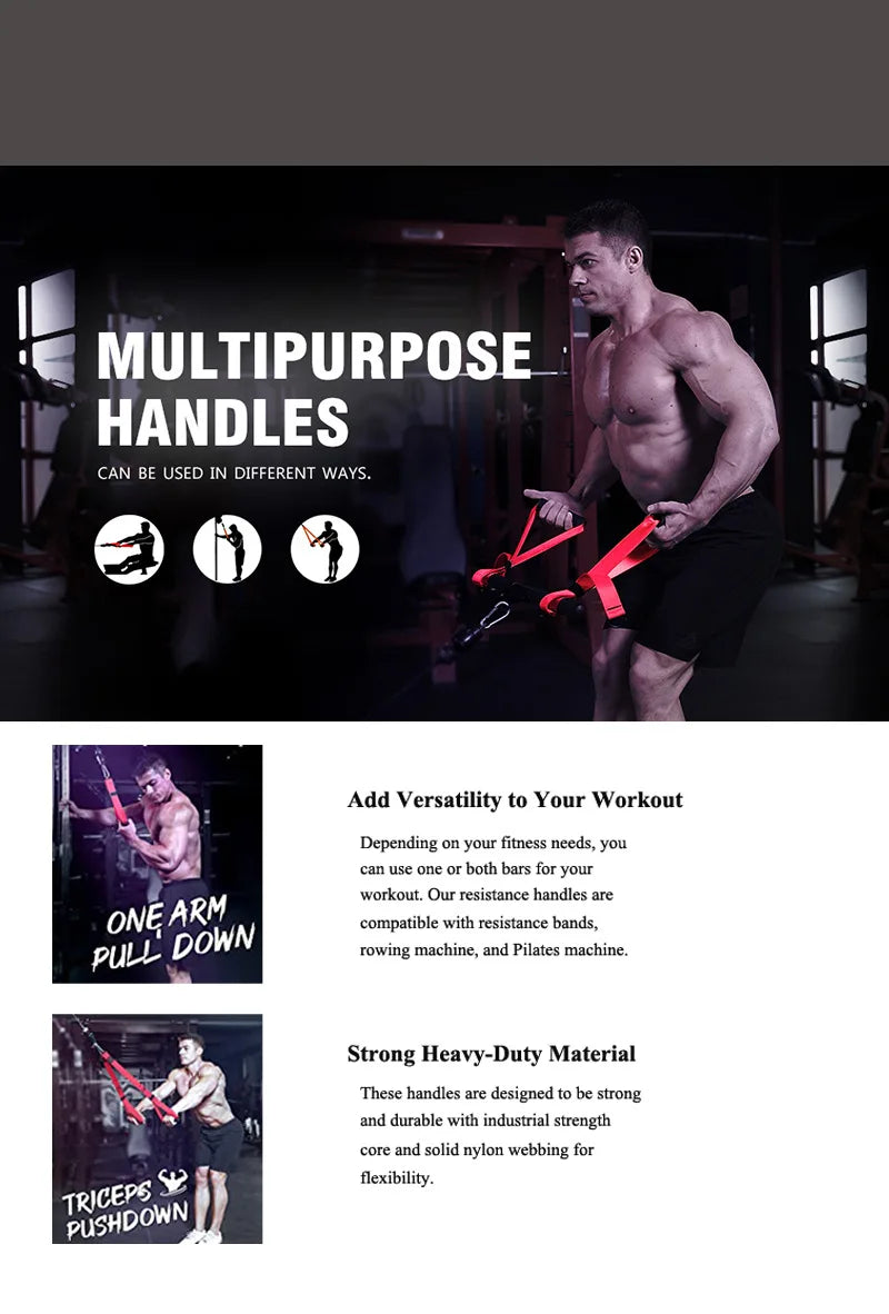 Triceps Rope Pull Down – Face Pull & Biceps Gym Attachment
