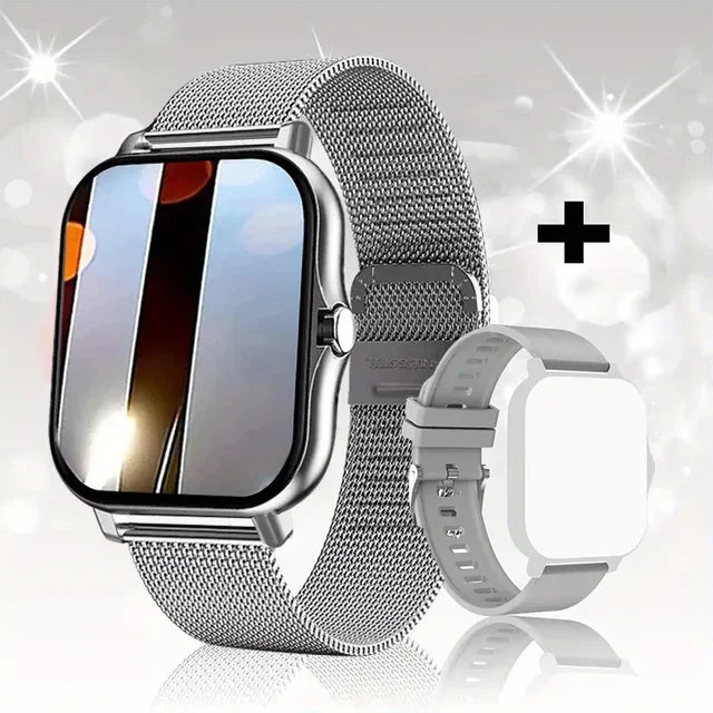 ⌚ 2025 Smart Fitness Watch – Bluetooth Call & Heart Rate Monitor