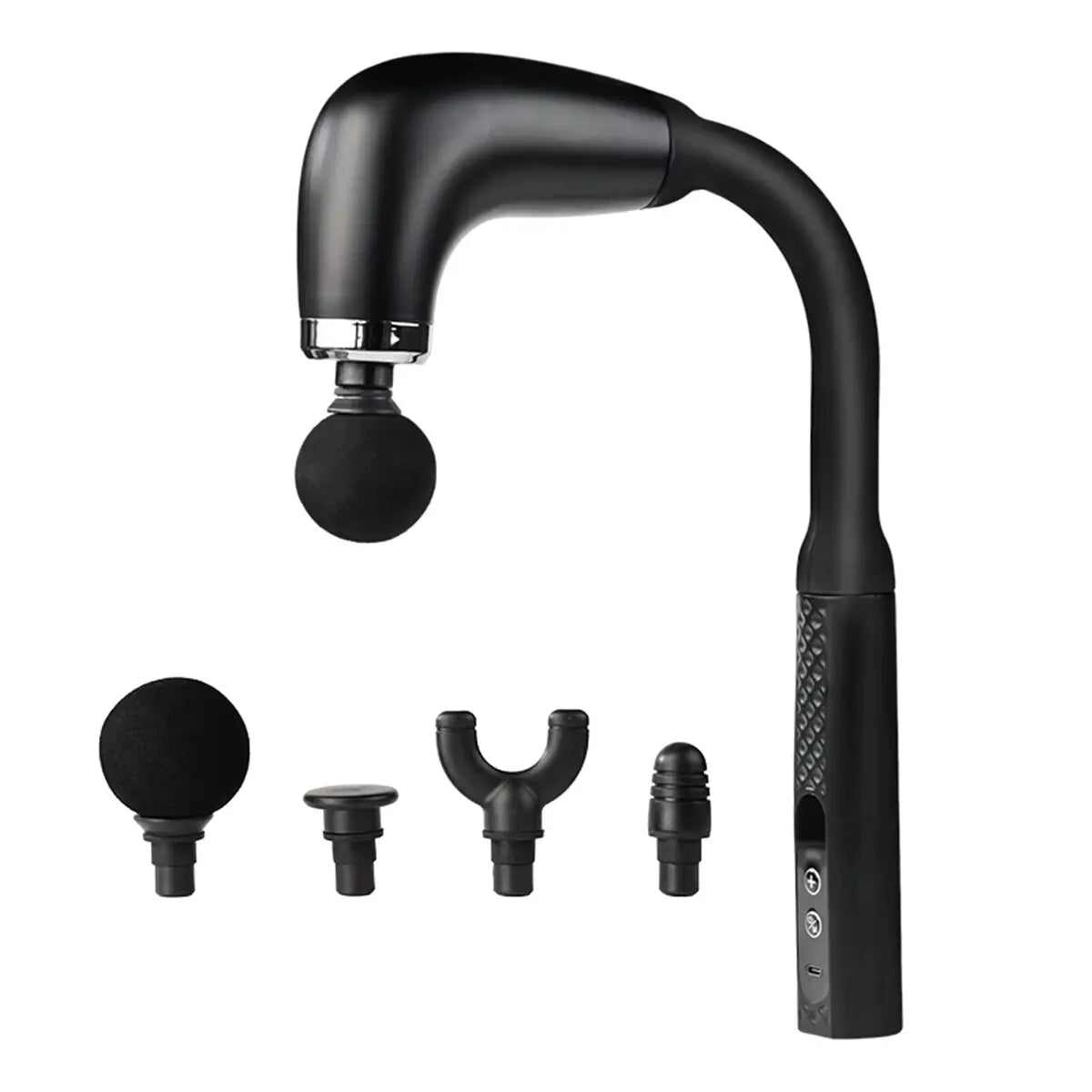 2025 Smart Curved Fascia Gun – Electric Handheld Massage Hammer