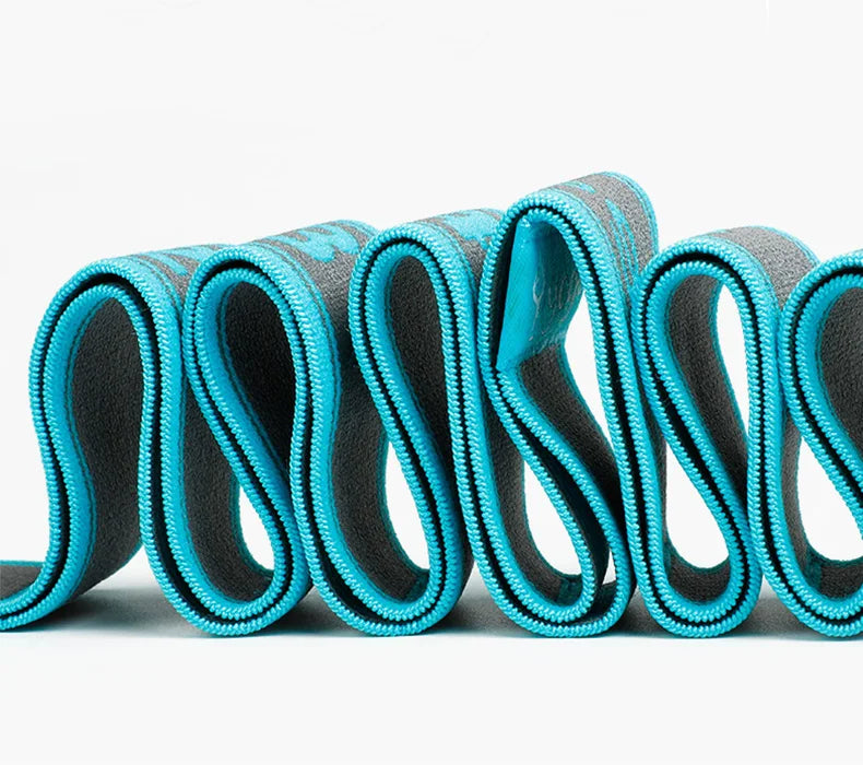 Elastic Yoga Stretching Strap with Loops, Stretch Strap for Ballet, Leg, Body, Stretch Band for Yoga, Dance, Pilates, Gymnastics