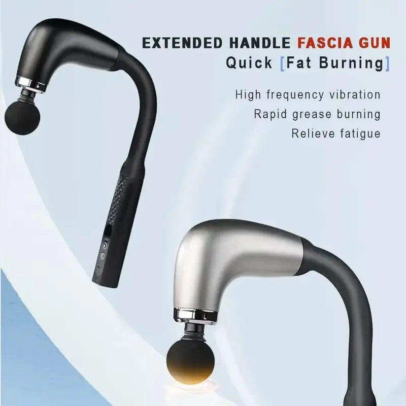 2025 Smart Curved Fascia Gun – Electric Handheld Massage Hammer