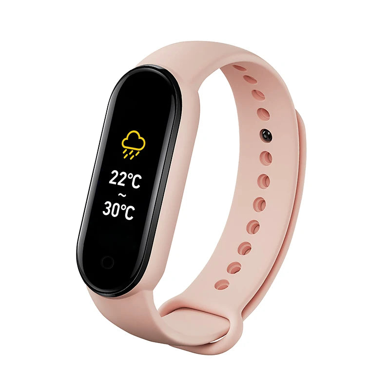 M6 Smart Watch – Fitness Bracelet with Heart Rate & BP Monitor