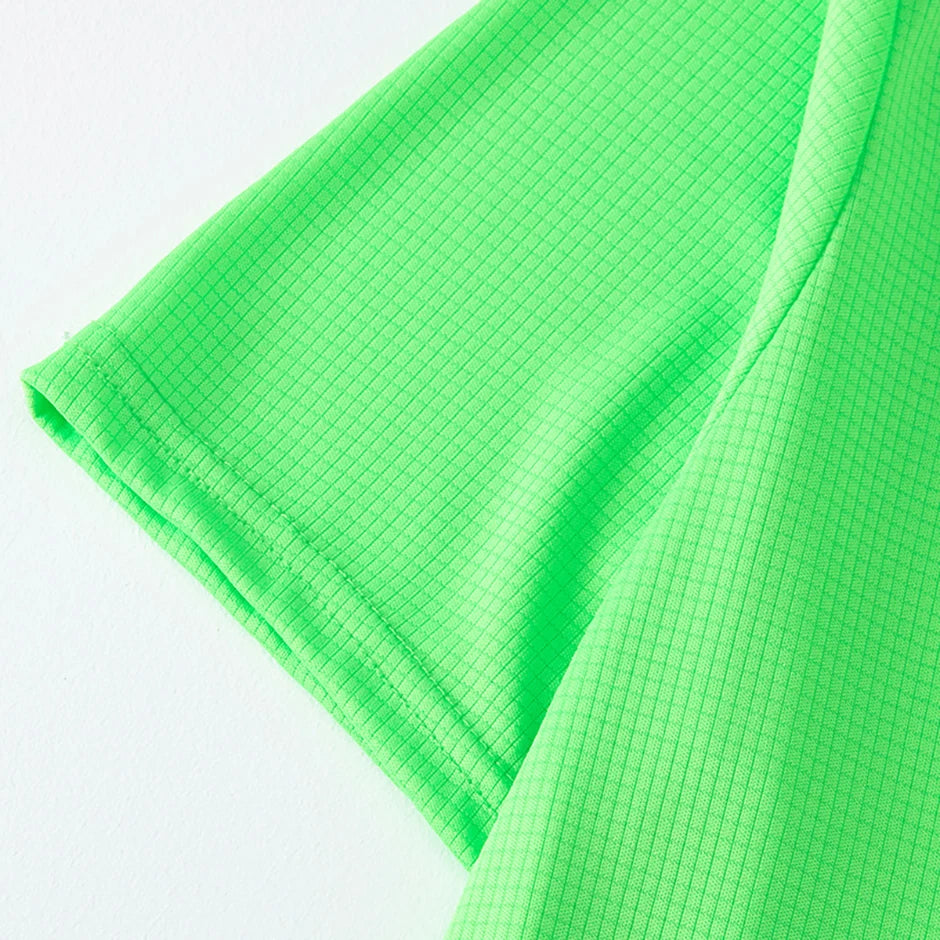 1/5 Pcs Men's Solid Color Waffle Sports Short Sleeve Fitness Running Jogging Base Clothes Joker Comfort License Training Shirt