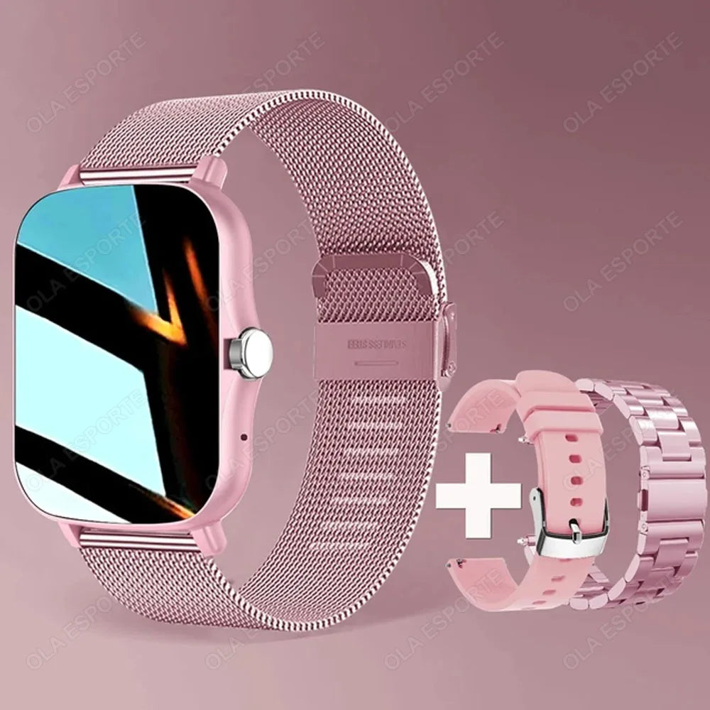 1.83″ Smart Watch – Full Touch Fitness Tracker with Bluetooth Call