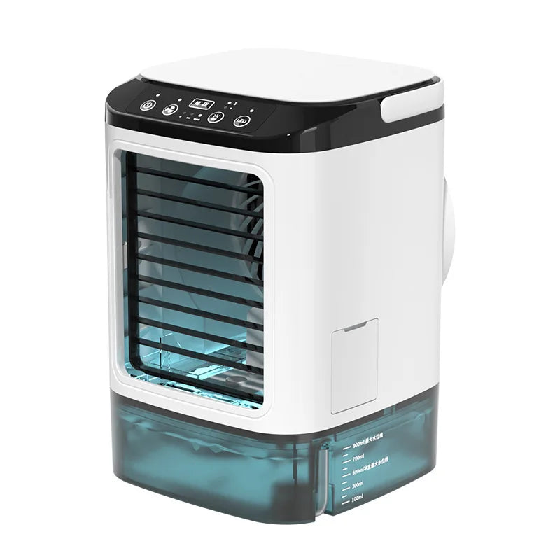 Desktop Portable Air Cooler – Ultrasonic Mist Fan with Night Light