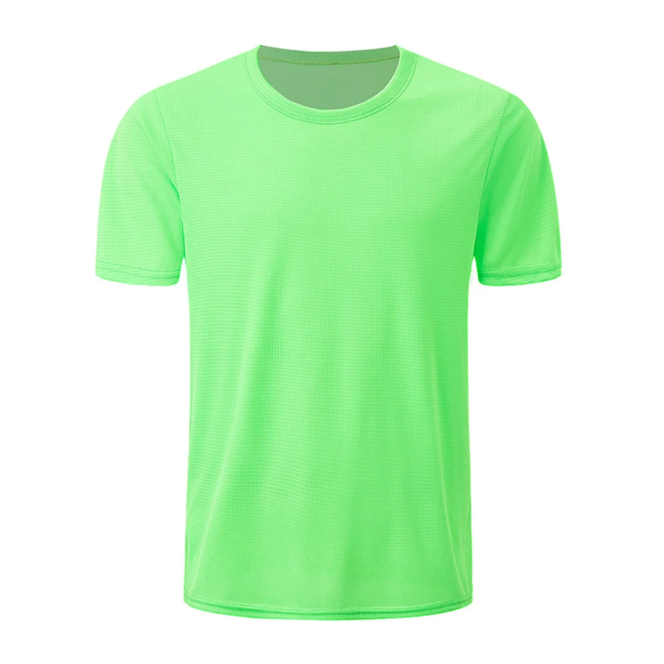 1/5 Pcs Men's Solid Color Waffle Sports Short Sleeve Fitness Running Jogging Base Clothes Joker Comfort License Training Shirt