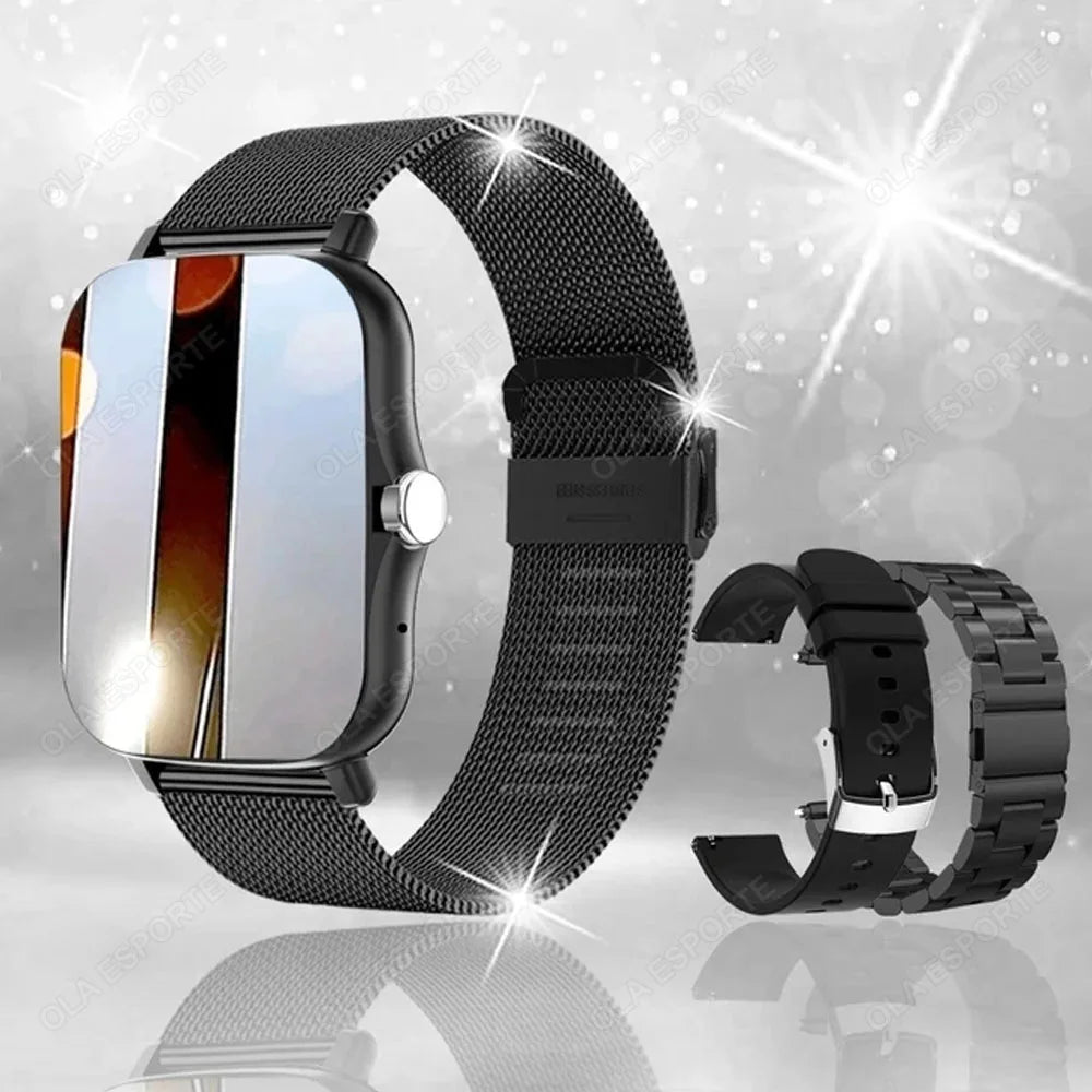 1.83″ Smart Watch – Full Touch Fitness Tracker with Bluetooth Call
