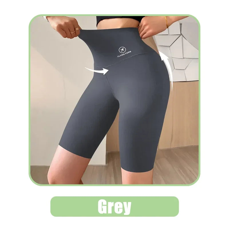 Women’s High-Waist Gym Shorts – Push-Up Fitness & Yoga Shorts