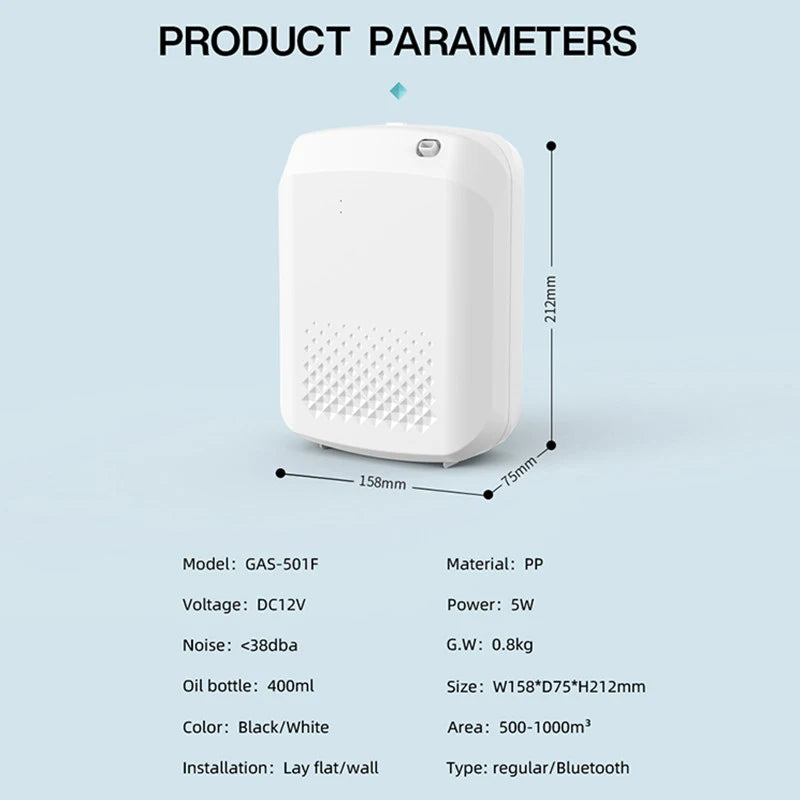 Smart Aroma Diffuser – Bluetooth Fragrance Machine for Home & Hotel
