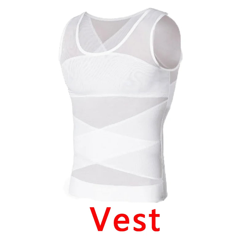 Men’s Compression Sports Vest – Sleeveless Fitness Base Layer