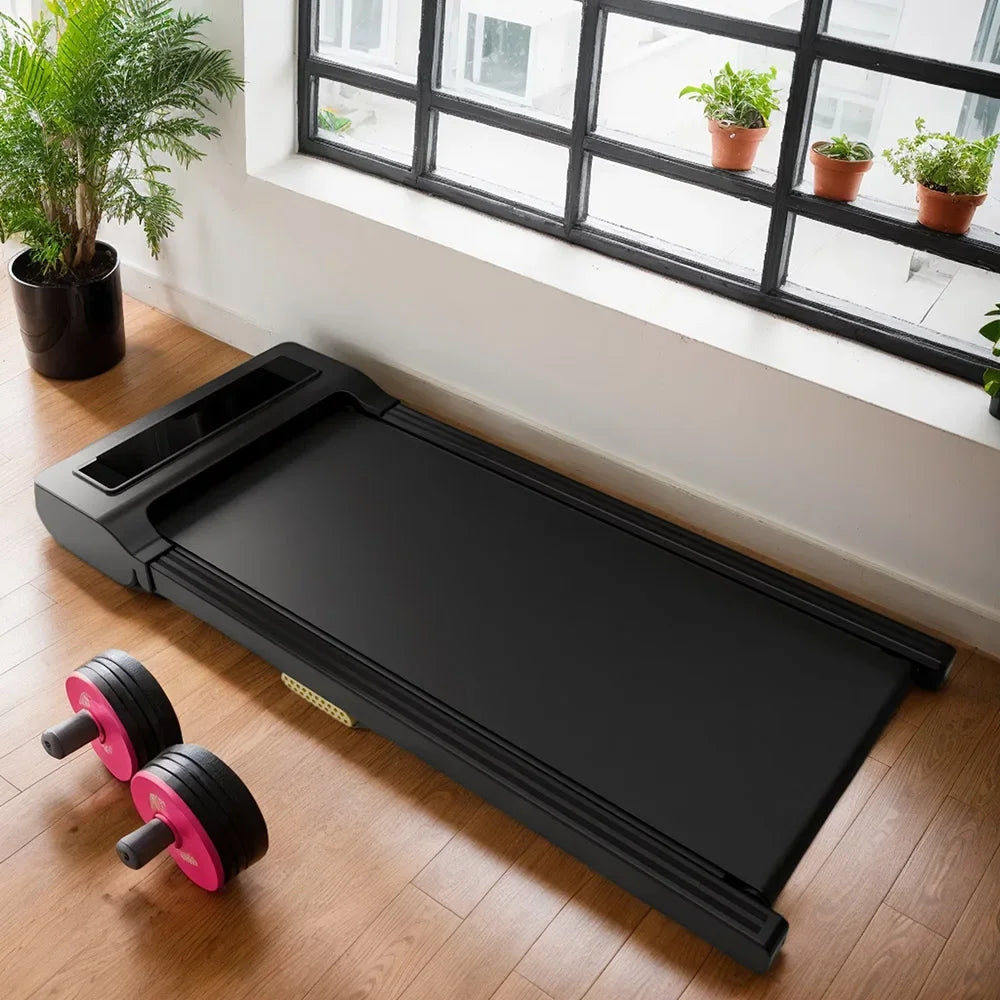 High-Efficiency Brushless Motor Treadmills with LED Display and Countdown Modes, Supports 275lbs Capacity,Ideal for Home Fitness