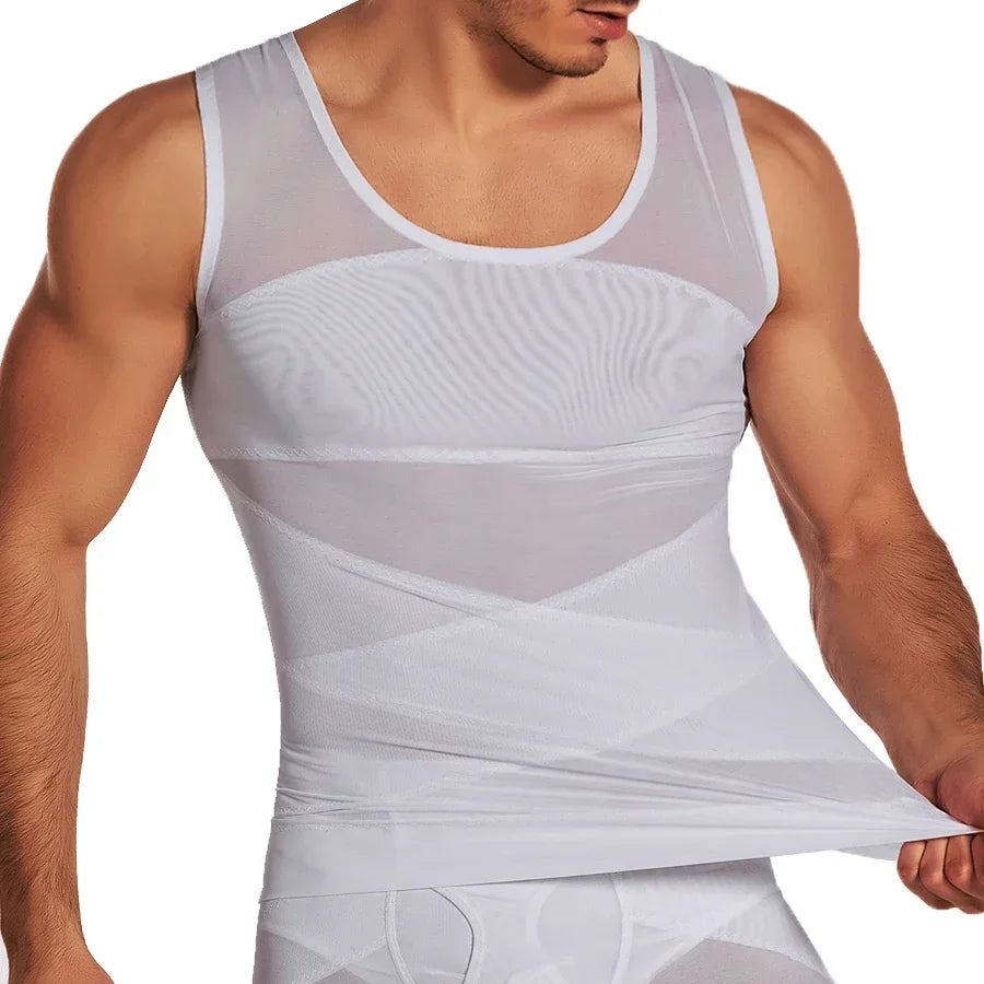 Men’s Compression Sports Vest – Sleeveless Fitness Base Layer