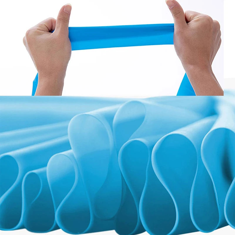 Yoga & Pilates Elastic Resistance Band – 150cm Natural Rubber Fitness Band