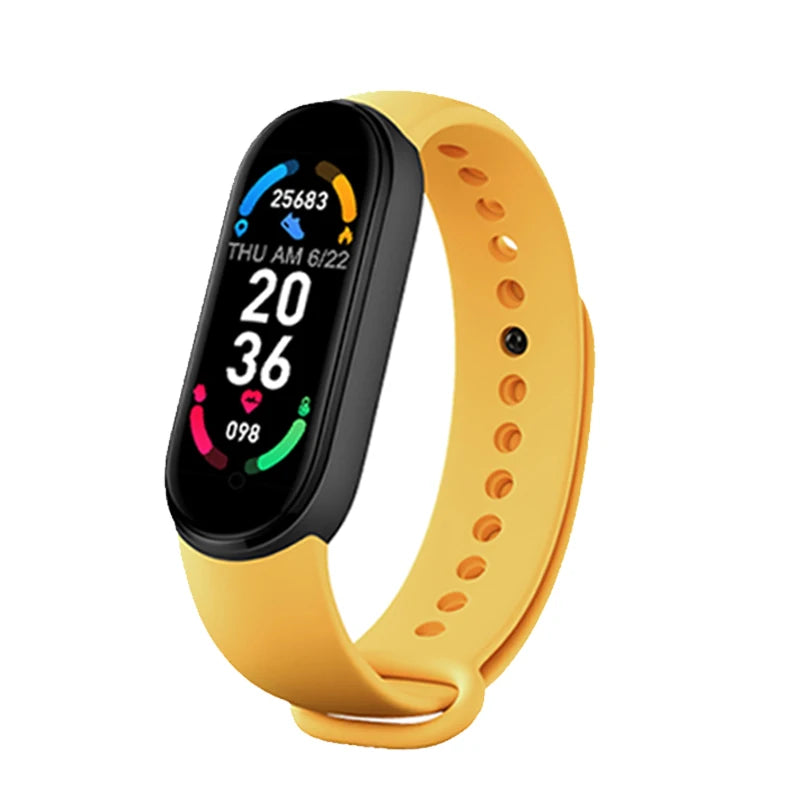 M6 Smart Watch – Fitness Bracelet with Heart Rate & BP Monitor
