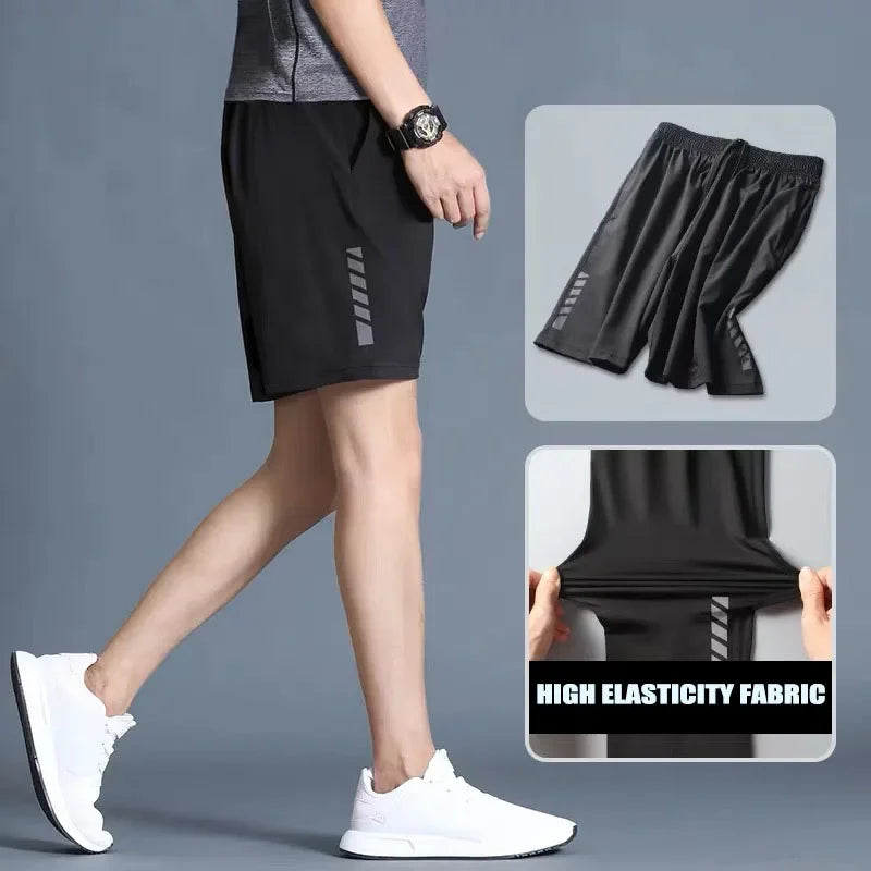 Men’s Loose Quick-Dry Running Shorts – Breathable Sportswear