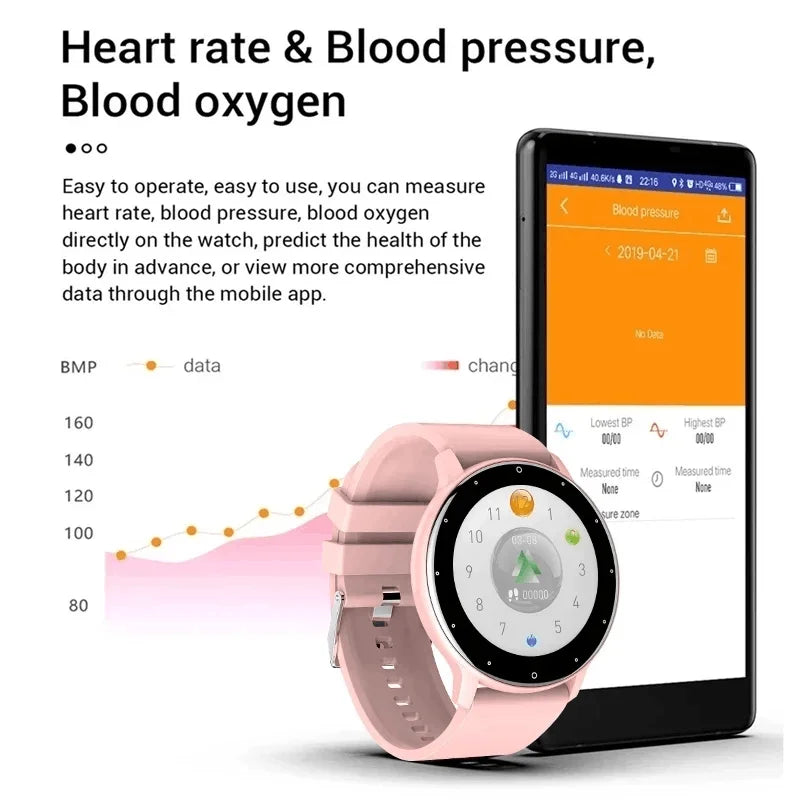 LIGE Women Smart Watch – Fitness Tracker & Heart Rate Monitor
