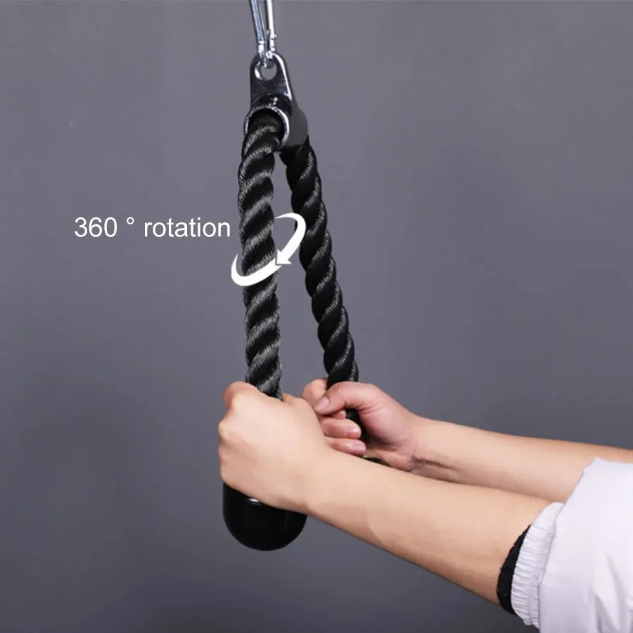 Triceps Rope Pull Down – Face Pull & Biceps Gym Attachment