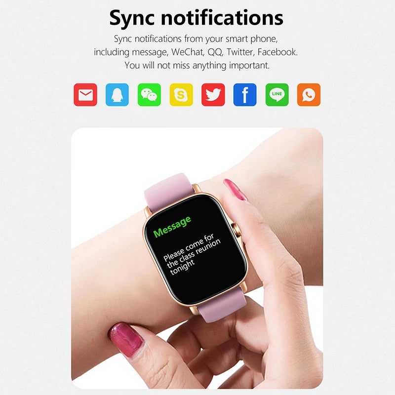 0.83" Sports Smartwatch – Fitness & Health Tracker